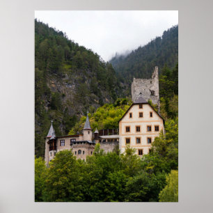 Berömd Castles in Europe Countryside Image - 3 Poster