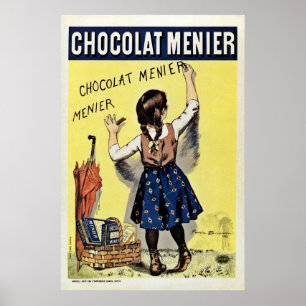 Berömd Chocolat Menier vintage Poster