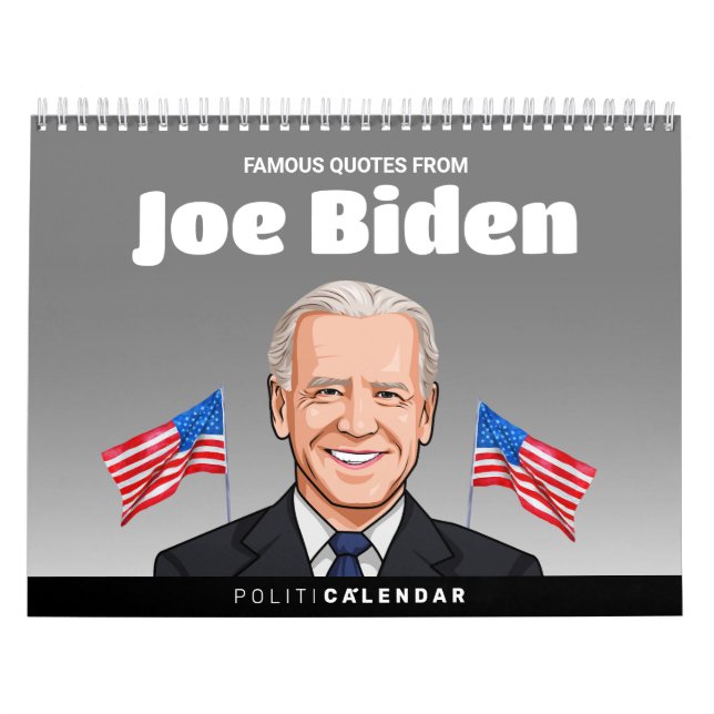Berömd Citat från Joe Biden Kalender (Omslag)