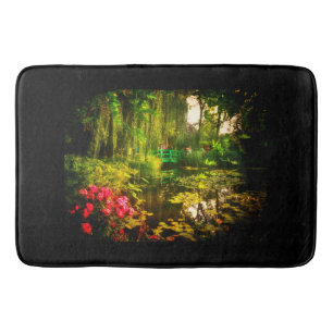 Berömd Claude Monet Giverny Pond Lilies Badrumsmatta