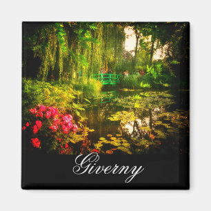 Berömd Claude Monet Giverny Pond Lilies Magnet