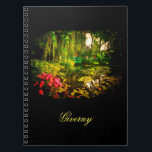 Berömd Claude Monet Giverny Pond Lilies Notebook Anteckningsbok<br><div class="desc">Berömd Claude Monet Giverny, Frankrike Pond med Lilies Canvas Stylized Photo Notebook som kan läggas till i din samling av reseminnesplatser/konstillbehör. En gåva/presentidé av coola för alla som är föremål av kärlek anpassad design personlig, positiva former, arkitektur, resande, all Fransk i sak, magiska landskap, natur, blommor, romantik, konst, målningar osv....</div>