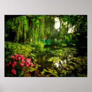 Berömd Claude Monet Giverny Pond Lilies Poster