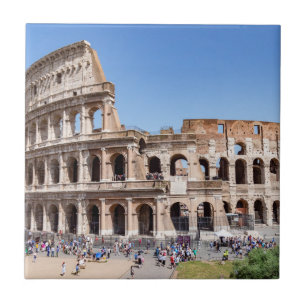 Berömd Colosseum i Rom, Italien Kakelplatta