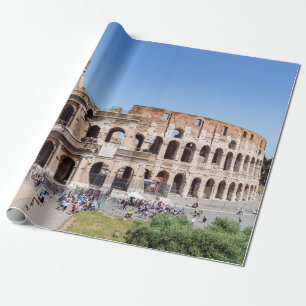 Berömd Colosseum i Rom, Italien Presentpapper
