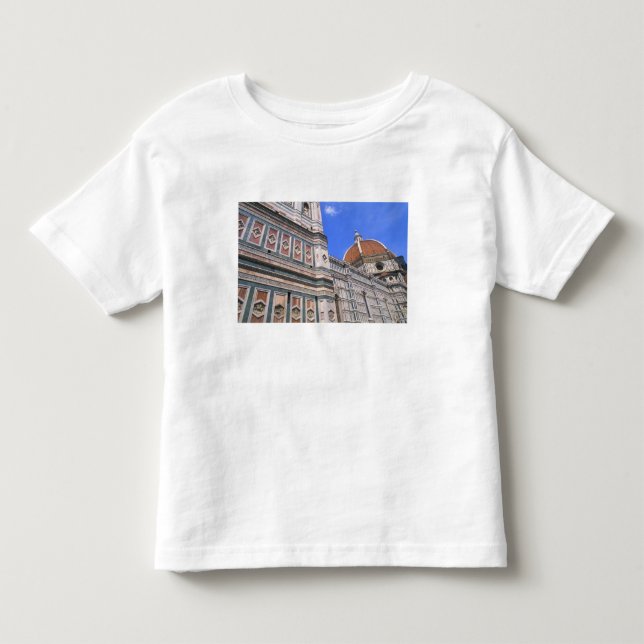 Berömd Doumo-kyrka närbild i Florens, Italien Tee Shirt (Framsida)