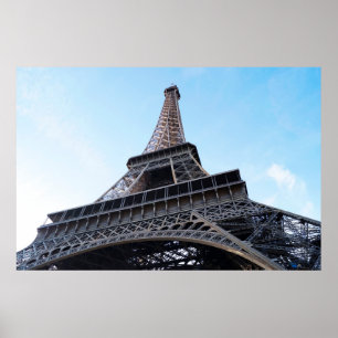 Berömd Eiffel Torn i Paris, Frankrike Poster