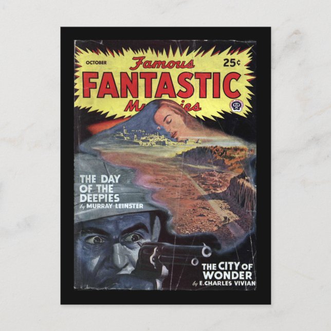 Berömd Fantastic Mysteries v09 n01 (1947-10.Popula Vykort (Framsida)