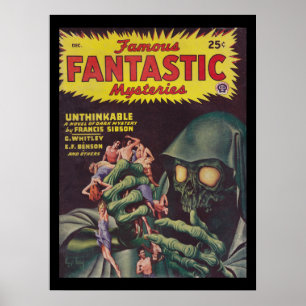 Berömd fantastisk konst för gåtor 46-12_Pulp Poster