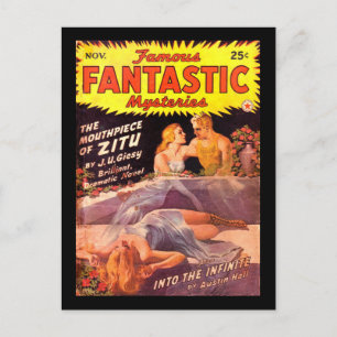 Berömd Fantastiska mysteries 05-01_Pulp Art Vykort