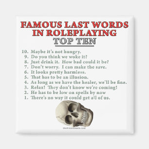 Berömd förra Ord i Rollplay: Top Ten Magnet