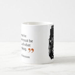 Berömd Fotografiarbetares offertkamera med 7 Dubbl Kaffemugg