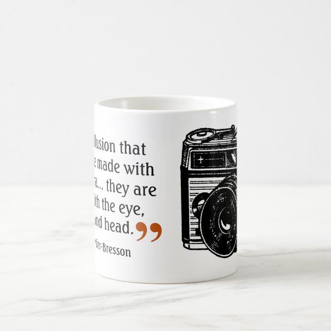 Berömd Fotografins kamerabild för offert 1 Vintage Kaffemugg (Center)