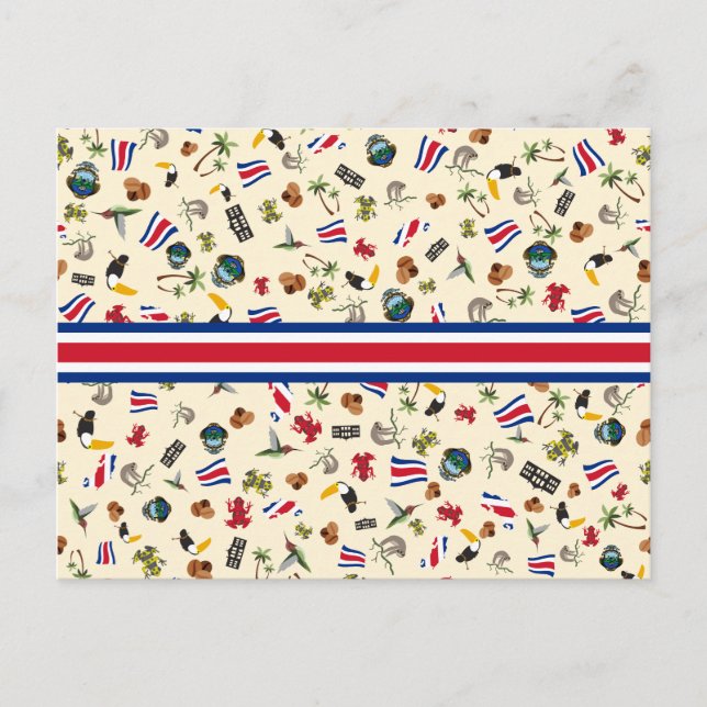 Berömd från Costa Rica-hälsning från Jungle Vykort (Framsida)