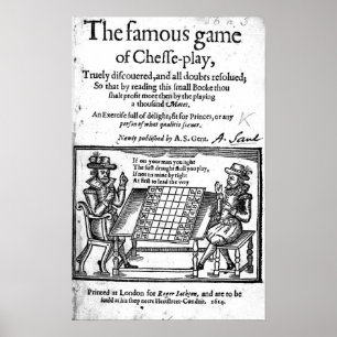 Berömd Game of Chess, 1614 Poster