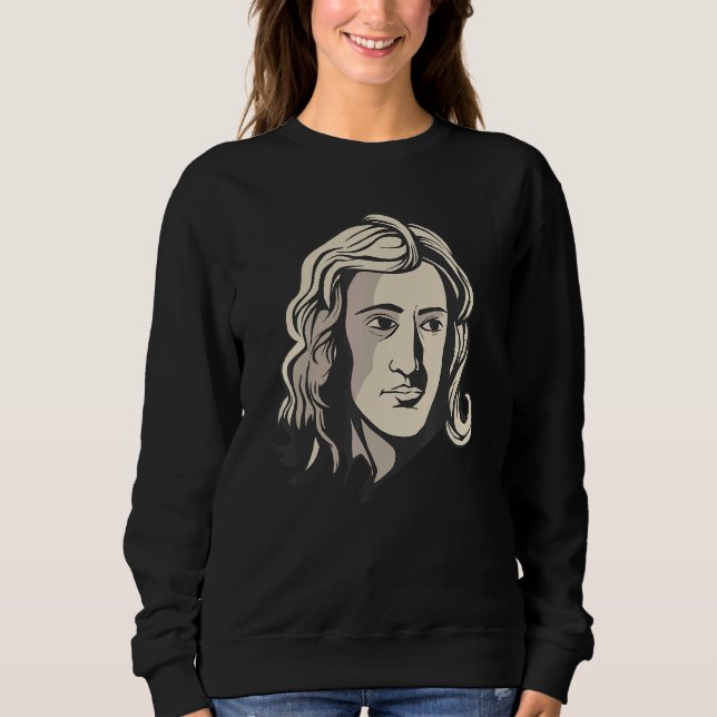 Berömd Herr Isaac Newton fysiker A T Shirt (Framsida)