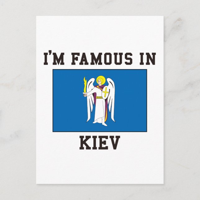 Berömd i Kiev Vykort (Framsida)