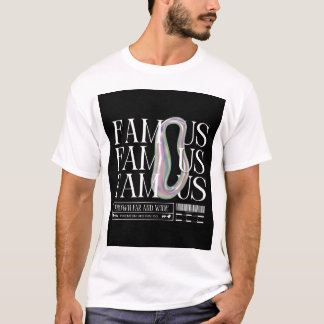"Berömd" i stadsmiljö Streetwear T-Shirt