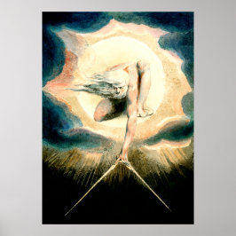 Berömd Illustration av William Blake Poster