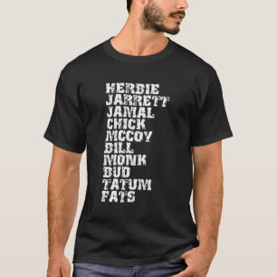 Berömd Influential Jazz Pianists List T Shirt