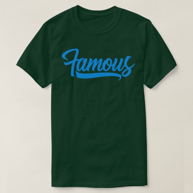 Berömd inspirerande t shirt (Design framsida)