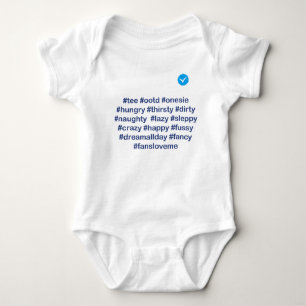 Berömd instagrambebisbodysuit t shirt
