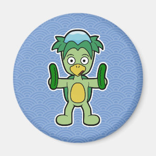 Berömd Japansk monster- Kappa Yokai Magnet
