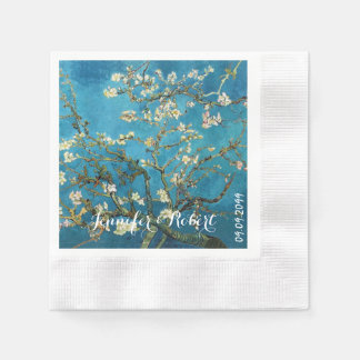 Berömd konst, Blossoming Almond Träd. Van Gogh Pappersservett
