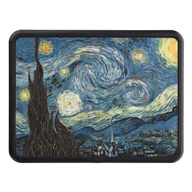 Berömd konst, Starry Night av Vincent van Gogh. Dragkroksskydd (Framsidan)