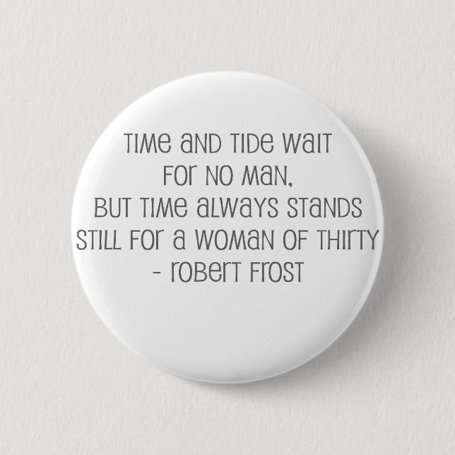 Berömd "kvinna av 30" citationstecken knapp (Framsida)