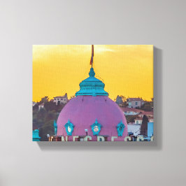 Berömd lyxhotell Hotel Negresco i Nice Frankrike Canvastryck