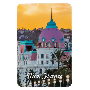 Berömd lyxhotell Hotel Negresco i Nice Frankrike Magnet