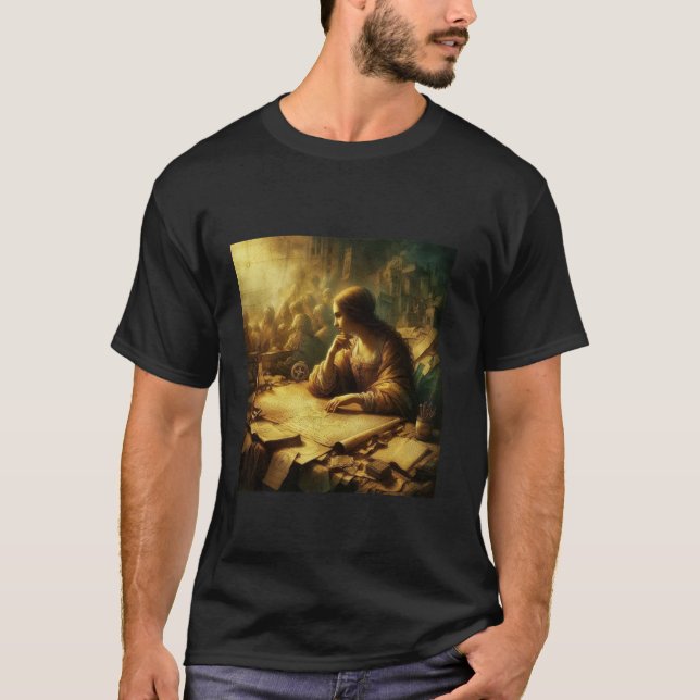 berömd målning t shirt (Framsida)