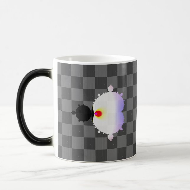 Berömd Mandelbrot Set Magisk Mugg (Vänster)