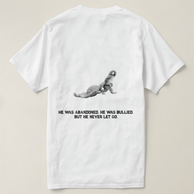 Berömd meme; Slå apan T Shirt (Design baksida)