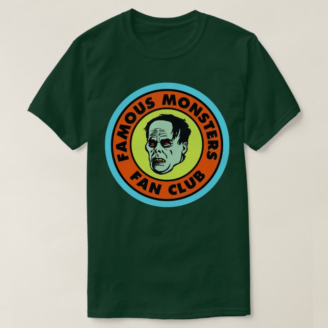 Berömd Monsters Fläkt Klubb T Shirt (Design framsida)