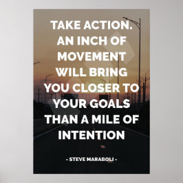 Berömd Motiv och inspirerande citat Poster