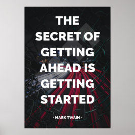 Berömd Motiv och inspirerande citat Poster