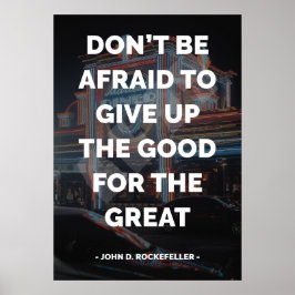 Berömd Motiv och inspirerande citat Poster