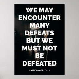 Berömd Motiv och inspirerande citat Poster