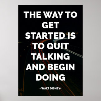 Berömd Motiv och inspirerande citat Poster