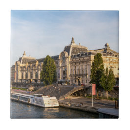 Berömd Musée d'Orsay - Paris, Frankrike, Europa Kakelplatta