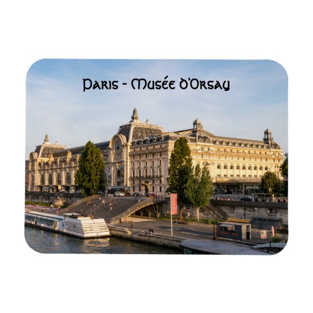 Berömd Musée d'Orsay - Paris, Frankrike, Europa Magnet (Horisontell)