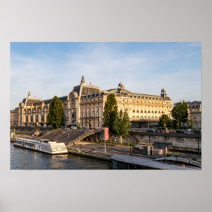 Berömd Musée d'Orsay - Paris, Frankrike, Europa Poster