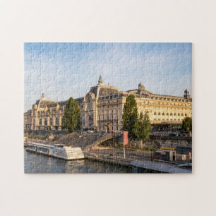 Berömd Musée d'Orsay - Paris, Frankrike, Europa Pussel