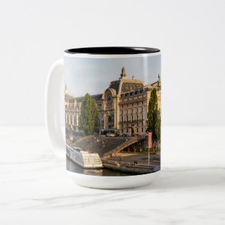 Berömd Musée d'Orsay - Paris, Frankrike, Europa Två-Tonad Mugg