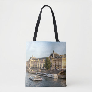 Berömd Musée d'Orsay - Paris, Frankrike, Europa Tygkasse