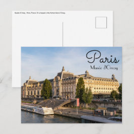 Berömd Musée d'Orsay - Paris, Frankrike, Europa Vykort