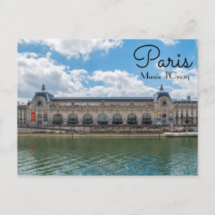 Berömd Musée d'Orsay - Paris, Frankrike, Europa Vykort