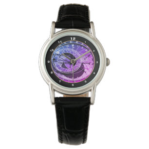 Berömd Orloj & Astronomical Clock Prag/Czechia Armbandsur
